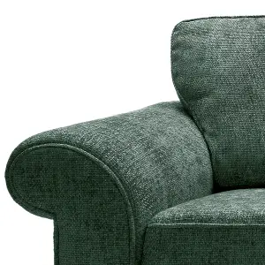 Ingrid 3 Seater Sofa in Rifle Green