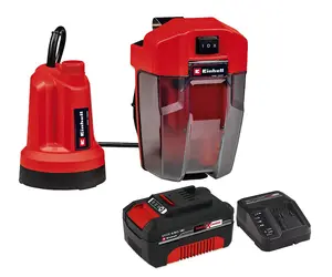 Einhell 18v Cordless Clear Water Pump Power X-Change + 4AH Charging Kit