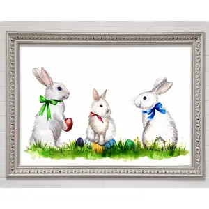 Easter Egg Surprise - Single Picture Frame Print 21cm H x 29.7cm W x 3cm D