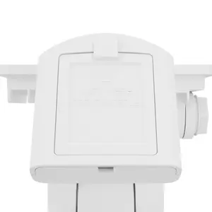 GoodHome Davern AWL1020-IW White Mains-powered Cool white Outdoor LED PIR Floodlight 1000lm