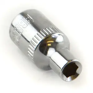 4mm 1/4" Drive Shallow Metric Socket Single Hex / 6 sided Bergen