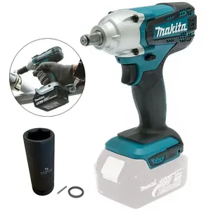 Makita DTW190Z 18v Cordless 1/2" Impact Wrench Scaffolding Tool + 21mm Socket