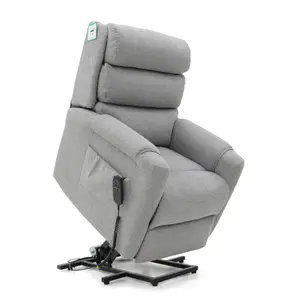 Burton Rise and Recline Armchair Electric Dual Motor Grey