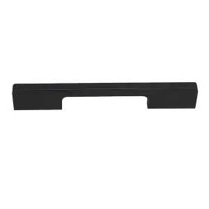 Kitchen Cabinet Bar Handle Matte Black Kitchen Cupboard Handles D Shaped Drawer Pull Handle,Pair L 15cm