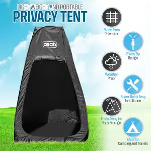 Instant Pop Up Privacy Tent - Black