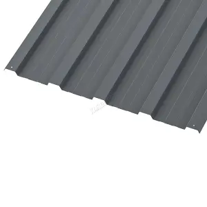 Birchtree Corrugated Roof Sheet Profile Metal Roofing Panel Cover Carport Shed 24PCS Grey