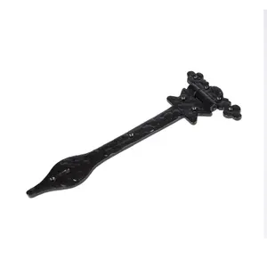 Hammer & Tongs Ornate T-Hinge - W310mm - Black - Pack of 4