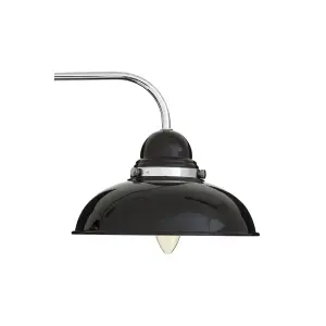 Interiors by Premier Jasper Black and Chrome 3 Light Pendant Light