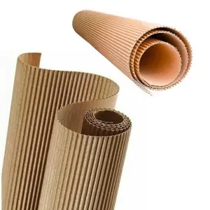 450mm x 75m Corrugated Cardboard Roll Cushioning Wrap For House Moving, Gift Wrapping & Shipping