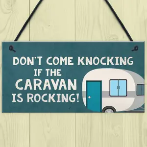 Red Ocean Funny Caravan Signs Novelty Caravan Accessories Home Decor Gifts For Him Caravan Lover Gifts