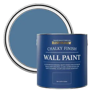 Rust-Oleum Blue Silk Chalky Wall & Ceiling Paint 2.5L