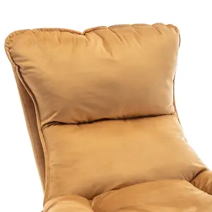 Velvet Gold Pierina Accent Chair