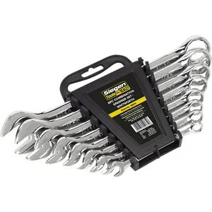 8-Piece Whitworth Socket Spanner Set for Classic Cars - 12 Point Combination Tools