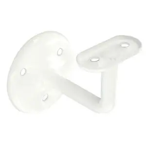 Securit Handrail Bracket White (6.3cm)