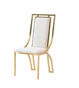 Amelia  Ceramic 180cm Gold + Windsor Dining Chair (Set of 4)