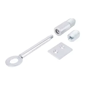 Sash Heritage Slim Sash Stop with Key & 2 Inserts -20mm - Satin Chrome