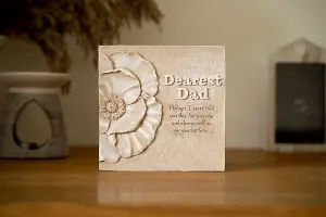 Dearest Dad Plaque - L37 x W29 x H40 cm