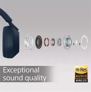 Sony WH-1000XM5 Noise Cancelling Wireless Bluetooth High Resolution Audio Over-Ear Headphones With Mic/Remote