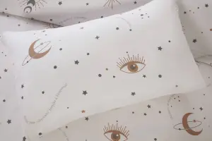 Manifesting Polycotton Duvet Set With Pillowcase