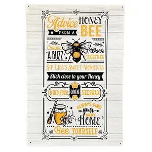 Wojcik Advice From a Honey Bee Signs and Plaques