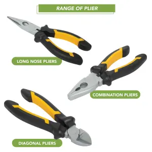 BLOSTM Heavy Duty Pliers Set - 3 Pcs