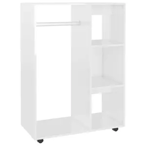 Ayanda Wardrobe High Gloss White