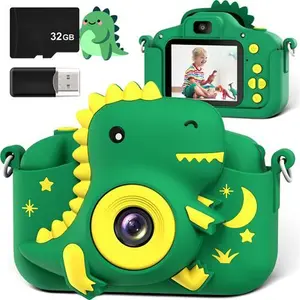 GREENKINDER Kids Camera, Kids Camera 2.0" Screen With 32GB Card, 20MP & 1080P HD Kids Digital Camera, Childrens Selfie Camera For 3-12 Years Old