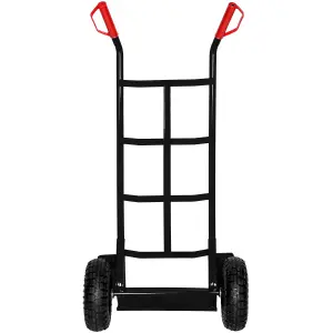 Sack Barrow - heavy-duty, 200 kg load capacity, steel frame - black