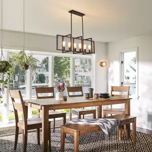 Garwarm 6-Light Industrial Modern Pendant Light