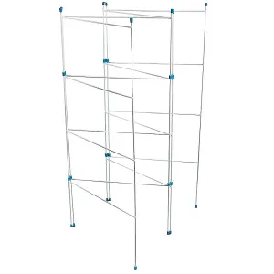 Home Vida 3 Fold Airer, Indoor Outdoor Laundry Hanger Dryer Rack