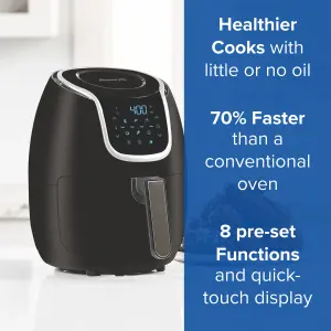 Power XL Vortex Air Fryer -  Black 2.8L