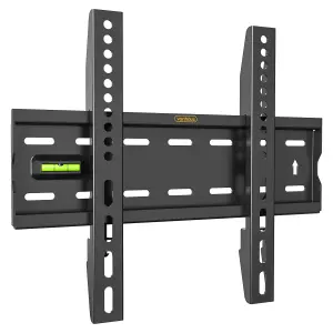 VonHaus Flush TV Bracket for 15-42" Screens, Ultra-Slim Wall Mount w/Spirit Level, 40kg Capacity, Max VESA: 300x200m