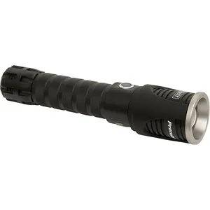 Rechargeable Aluminium Torch - 10W LED - Adjustable Focus Flashlight