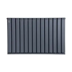 Aluminum Radiator Compatible with Heat pump.Model "Onyx" Grey. 1000 .500mm. BTU/hr:5357