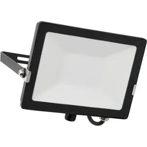 4 PACK Outdoor Waterproof LED Floodlight - 50W Cool White LED - Matt Black