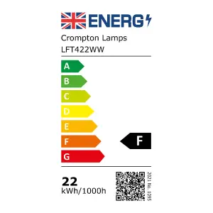 Crompton Lamps LED 4ft T8 Tube 22W (10 Pack) Warm White