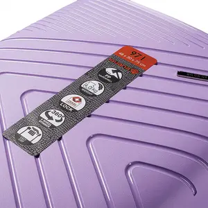 Iguana Cantabria II 97L Hardshell 4 Wheeled Suitcase Lavender (One Size)