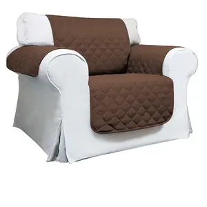 Brown Sofa Cover - 1 Seat Armchair