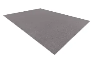 Modern washing carpet LINDO grey, anti-slip, shaggy 60x100 cm