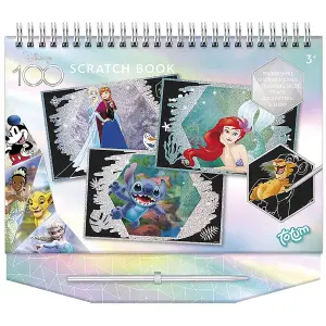 Totum Disney 100 Years of Wonder Scratchbook Craft Set