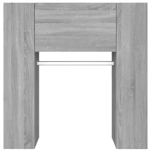 Berkfield Hallway Cabinets 2 pcs Grey Sonoma Engineered Wood