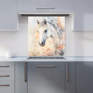 Ava Sterling: 00022 Premium Glass Kitchen Splashback W700mm x H650mm