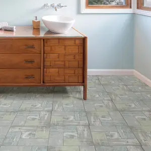 Floorpops Boardwalk Grey Peel and Stick Floor Tiles FP3290