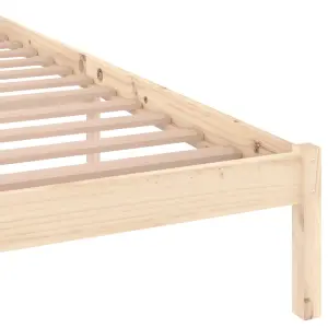 Berkfield Day Bed Solid Wood Pine 160x200 cm King Size