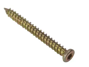 Forgefix High-Low Thread Concrete Frame Screws - Torx Compatible 7.5 x 122mm (Bag of 10)