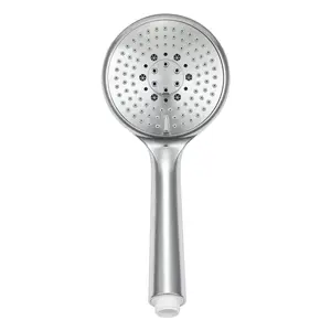 GoodHome Cavally Chrome effect 3-spray pattern Shower head