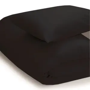 Belledorm Easycare Percale Duvet Cover Black (Single)