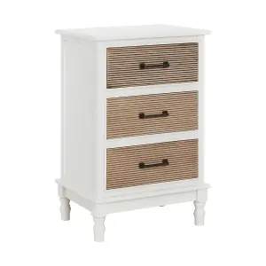 Interiors by Premier Heritage 3 Drawer Chest, Delivered Fully Assmbled