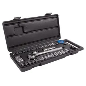 Blackspur - Carbon Steel Socket Wrench Set - 40pc