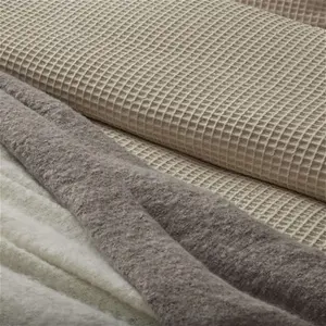 DUSK Portofino 200 Thread Count Waffle Duvet Cover - Cotton - Natural - Double